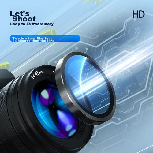 Protector De Lentes Para Samsung Galaxy S24 Ultra Mr Blue Titanio