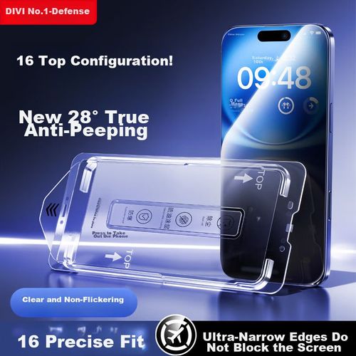 Mica Protector De Pantalla Para iPhone 16 DIVI