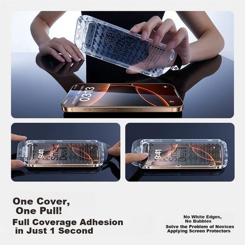 Mica Protector De Pantalla Templado SmartDevil Para iPhone 16pro Alta Definición