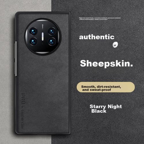 Funda Para HUAWEI Mate X5 Shangsu Cuero Negro Estrellado