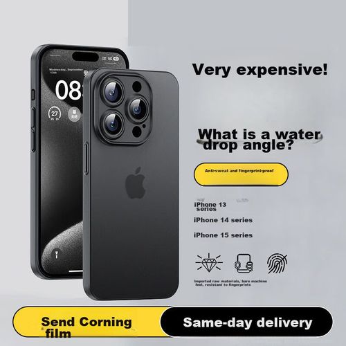 Funda Para Apple IPHONE 15 Divi Plástico Mate Semi-Translúcido