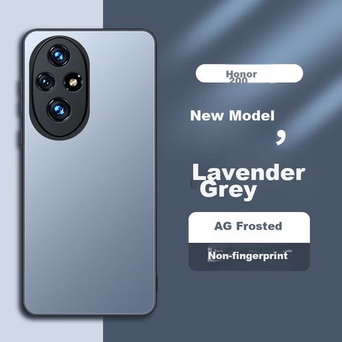 Funda Para HONOR 200 Dreamjia Silicona Mate Gris Humo