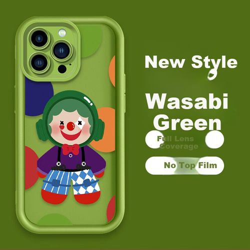 Funda Para IPHONE 15 Zitai Cuero Verde Anti-Caídas