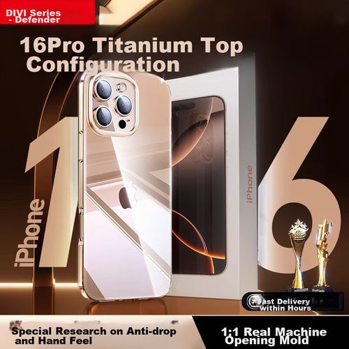 Funda Para IPHONE 16 Pro Max Divi Policarbonato Transparente