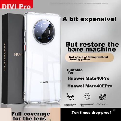 Funda Para HUAWEI Mate40 Pro Divi TPU Transparente