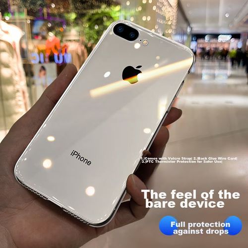 Funda Para IPHONE 7 Plus/8 Plus Biaze TPU Transparente Blanco
