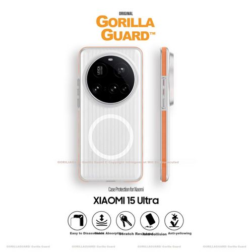 Funda Para XIAOMI 15 Ultra Gorilla Guard Policarbonato Mate Naranja