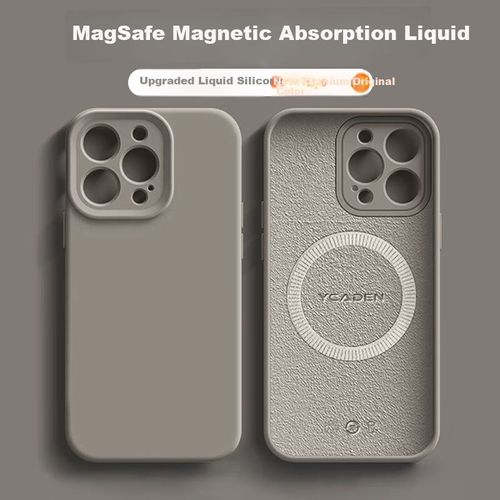 Funda Para IPHONE 16 Pro Max Dreamplus Magsafe Silicona Líquida Dorada