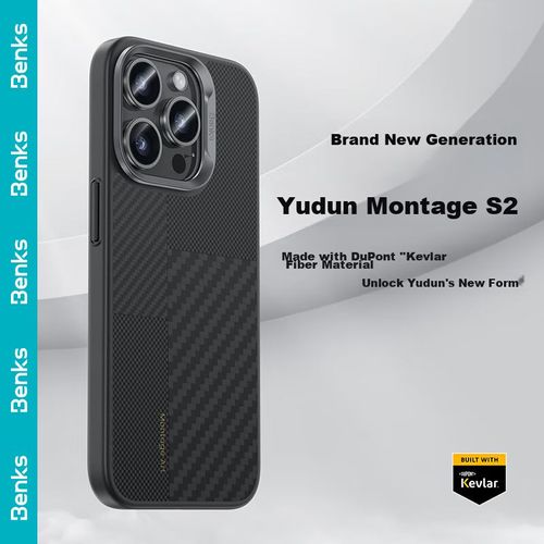 Funda Para IPHONE 16 Pro Benks Kevlar Negra