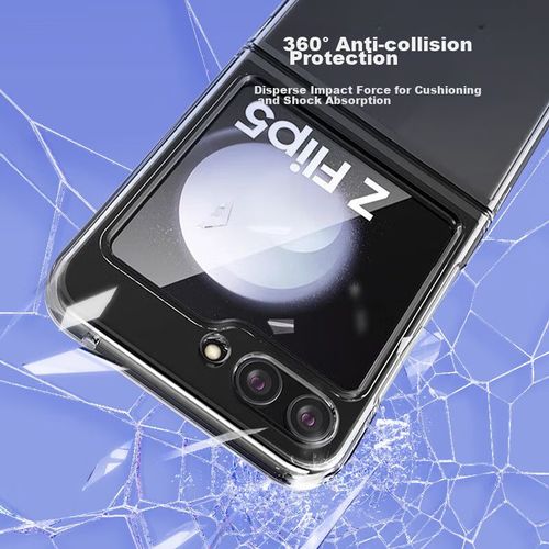 Funda Para SAMSUNG Galaxy Z Flip5 Smorss Silicona Transparente
