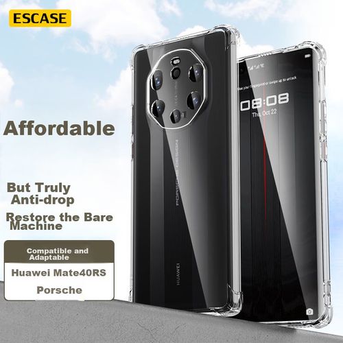 Funda Para HUAWEI Mate40Rs Escase TPU Transparente Blanca