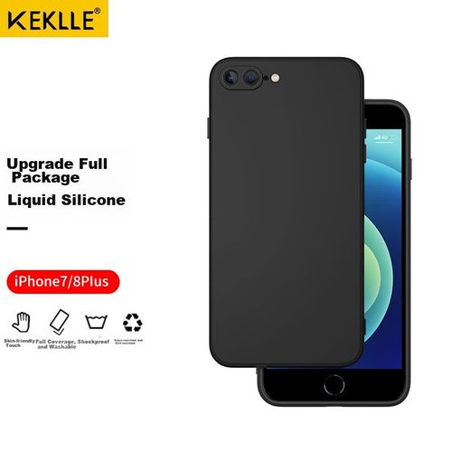 Funda Para IPHONE 7 Plus/8 Plus Keklle Silicona Negra