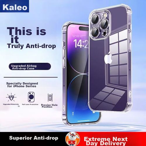 Funda Para IPHONE 14 Kelleia Antichoque Silicona Transparente