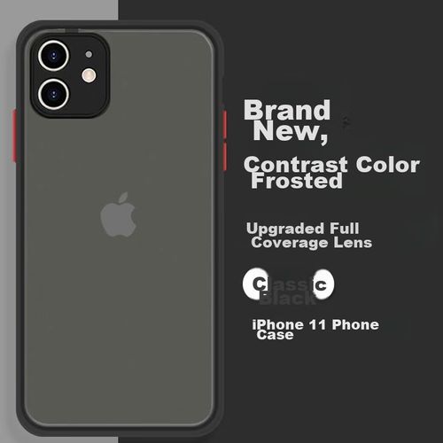 Funda Para IPHONE 11 Maikuqi Plástico Mate Negro