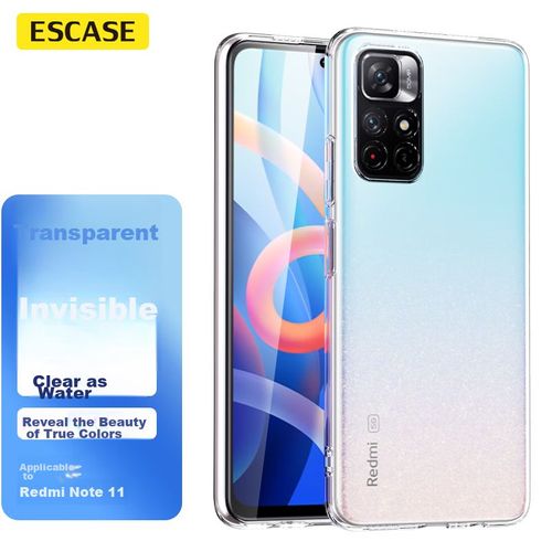 Funda Para REDMI Note 11 5G Escase Silicona Transparente