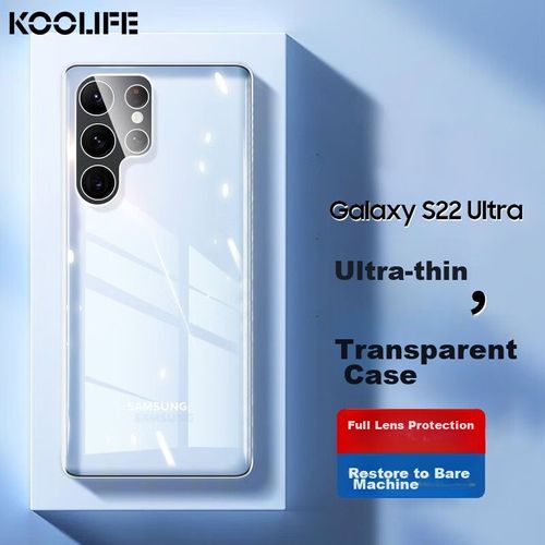 Funda Para SAMSUNG Galaxy S22 Ultra Koolife Plástico Transparente