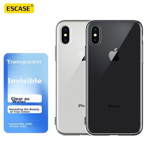 Funda Para IPHONE X/Xs Escase Silicona Transparente