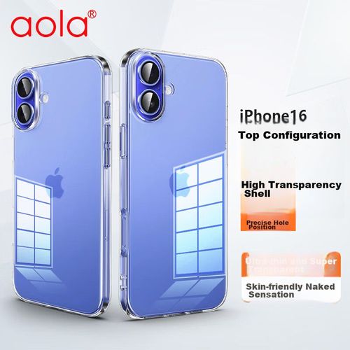 Funda Para IPHONE 16 Aolang TPU Transparente