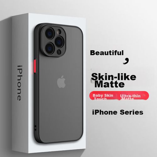 Funda Para IPHONE 16 Pro Max Mofa Jiang Plástico Mate Semi-Transparente