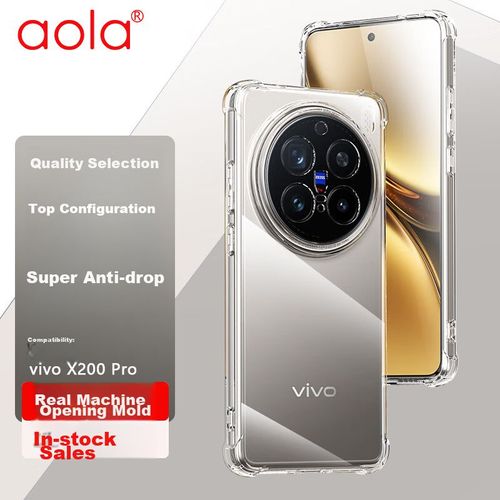 Funda Para VIVO X200Pro VIVO TPU Transparente Anti Huellas