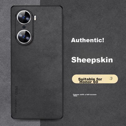 Funda Para HONOR 60 Shangsu Cuero Negro