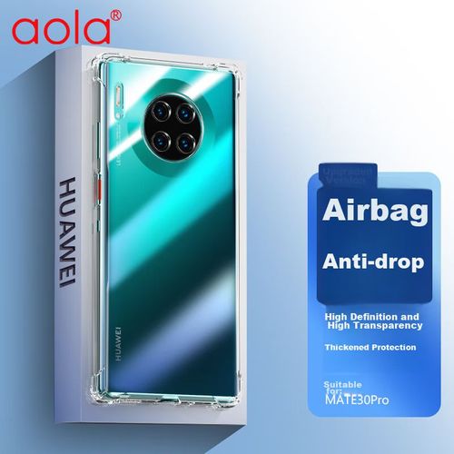 Funda Para HUAWEI Mate 30 Pro Aolang TPU Transparente Blanca