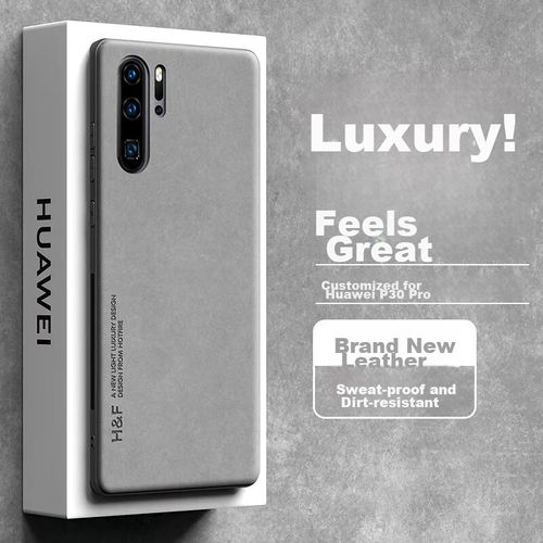 Funda Para HUAWEI P30 Pro Hotfire Silicona Gris Humo