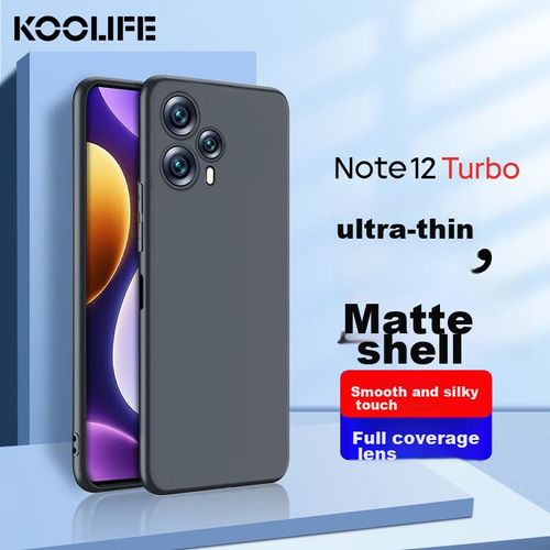 Funda Para XIAOMI REDMI Note 12 Turbo Koolife Mate Negra
