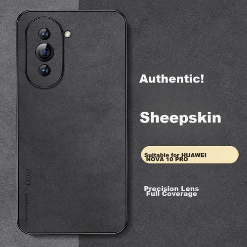 Funda Para HUAWEI Nova 10 Pro Shangsu Cuero Negro