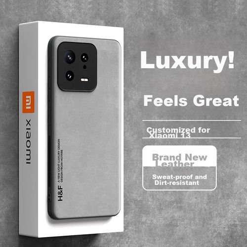 Funda Para XIAOMI 13 Hotfire Silicona Mate Gris Ahumado