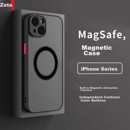 Funda Para IPHONE Xr Zitai Magsafe Mate Negra