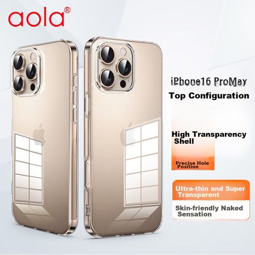 Funda Para IPHONE 16 Pro Max Aolang TPU Transparente