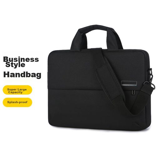 Bolsa cruzada para laptop BRINCH de tejido impermeable Gris/Azul/Negro/Blanco unisex