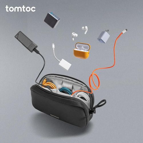 Bolsa organizadora tomtoc T12 de 600D RPET Impermeable para unisex