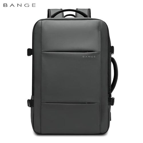 Mochila de viaje BANGE BG-1908 para laptop de tela Oxford Gris para hombre
