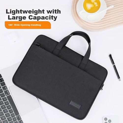 Mochila para laptop BRINCH 17 pulgadas de tejido Oxford Negro para unisex