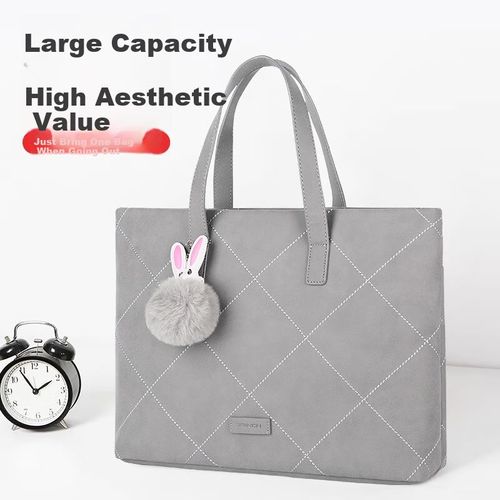 Mochila para laptop BRINCH Serie Extreme Bright de cuero sintético Rosa para unisex