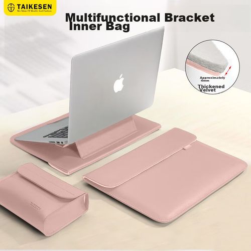 Soporte para laptop Taikesen de cuero PU Gris Grafito