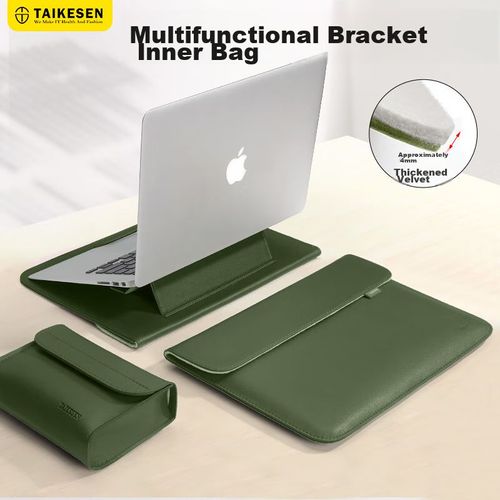 Soporte para laptop tAikesen de cuero PU Gris Grafito