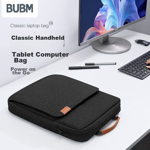 Bolsa para tablet BUBM HUD DESIGN SET 3 de material suave Negro para unisex