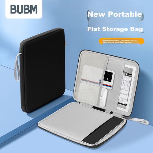 Funda para tablet BUBM de poliéster Negra