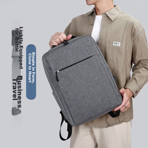 Mochila para computadora BRINCH 17" de nylon Negro unisex