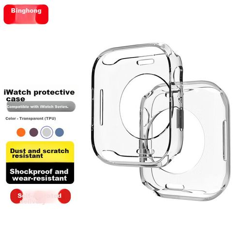 Funda De Tpu Transparente Binghong Para Apple Watch S9/8/7/Se2/6/Ultra2 41Mm