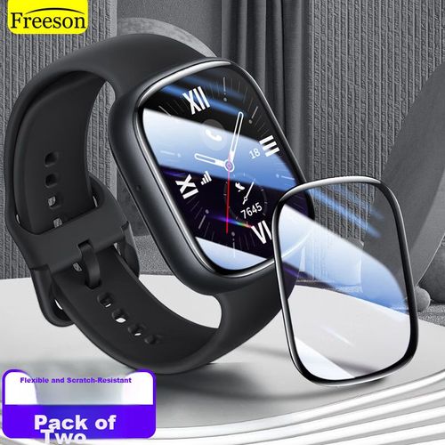 Protector De Pantalla Flexible Freeson Para Honor Watch 4 Hd Paquete De 2