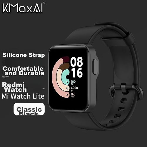 Correa De Silicona Kmaxai Para Redmi Watch 21.8Mm Negro