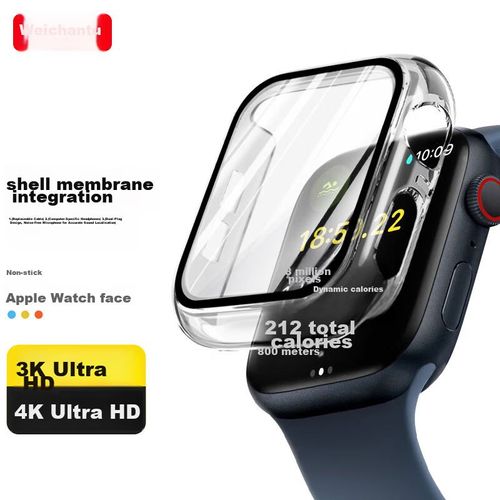 Funda De Vidrio Templado Wqiantu Para Apple Watch Ultra 2/S9/8/7/Se 40Mm Transparente