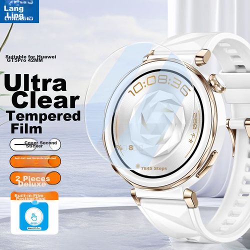 Protector De Pantalla De Vidrio Templado Langling Para Huawei Watch Gt5 Pro 42Mm