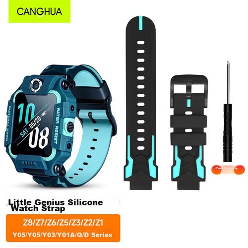 Correa De Silicona Canghua Para Reloj Inteligente Little Genius Z1S-Z9 Verde Flash