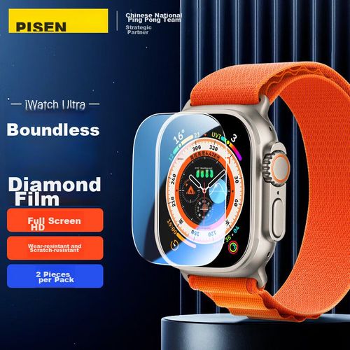 Protector De Pantalla De Vidrio Pisen Para Apple Watch Ultra 49Mm 2-Pack