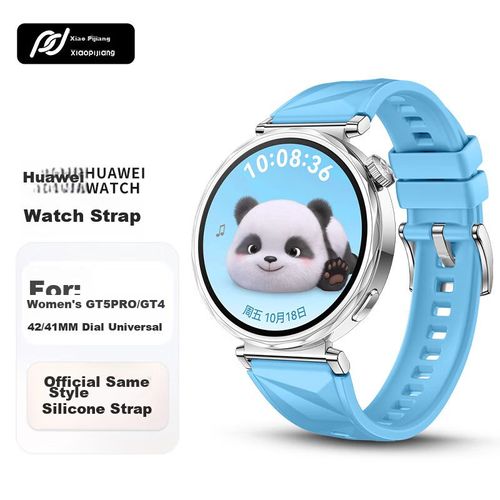 Correa De Silicona Xiao Pi Jiang Para Huawei Watch Gt4/Gt5 42/41 Mm Cristal Helado